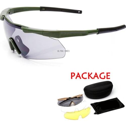 Hiking Climbing Fishing Glasses Tactical Hunting Shooting Cs Cycling Glasses Riding Army Airsoft Combat Bicycle Eyewear