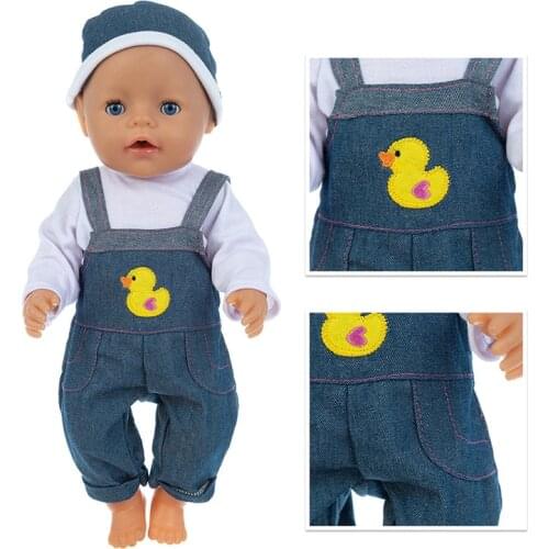 Cowboy Suit Doll Clothes Fit For born baby 43cm Doll Clothes Doll Accessories For 17inch baby Doll