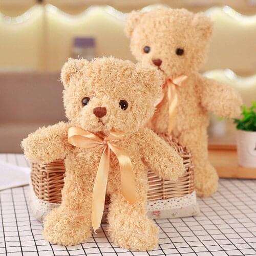 1PC 30CM Kawaii Teddy Bear Plush Toy Cute Stuffed Soft Animal Bear Dolls for Kids Baby Children Birthday Gift Valentines Gift