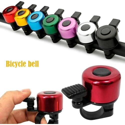 1 PC Bicycle Handle Bar Ring Safety Cycling Rainproof Solid Aluminum Alloy Bicycle Bell Loud Sound Durable Accessory
