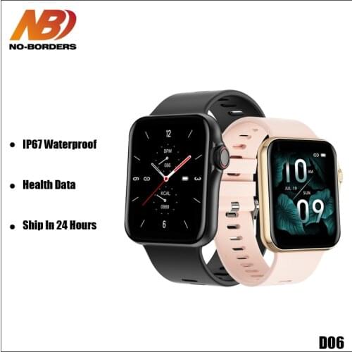 2021 D06 Smart watch Men Bluetooth Call Music Sport Tracker Heart Rate ECG Sports Women Smartwatch For Android IOS