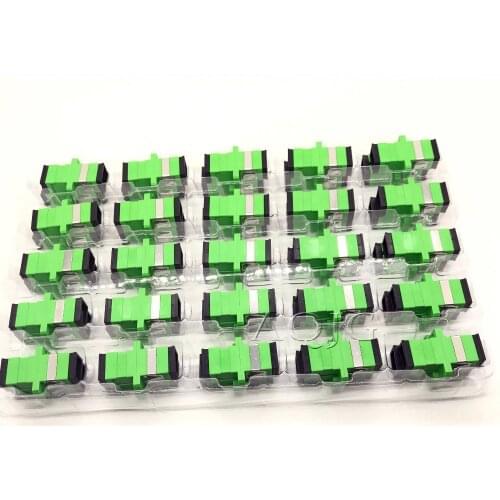 400pcs/lots HOT SALE New Connector SC/APC Fiber Optical A body Flange Coupler simplex SC-SC AdapterSpecial Wholesale For Brazil