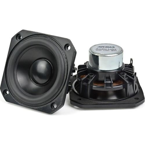 AIYIMA 2Pcs 3Inch Audio Full Range Speakers Driver Altavoces 4 Ohm 25W Hifi Speaker Altavoz DIY For Home Theater Sound System