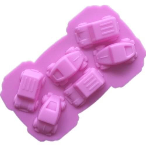 Car Sports car Silicone Mould Cake Chocolate Pan Fondant Silicone Molds Ice Cubes Cake Decorating Moulds DIY Jelly Baking Tools