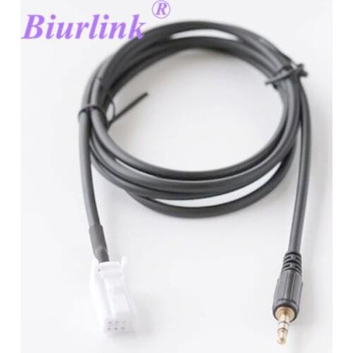 Biurlink 150CM Car AUX Adapter 8Pin Plug Audio Cable For Suzuki Swift Vitra Jimny