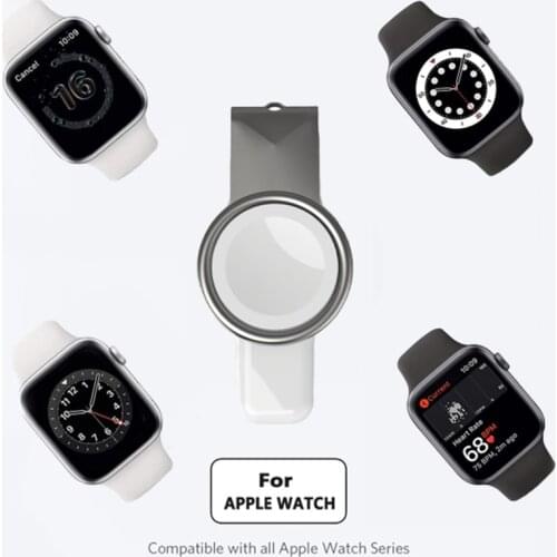 New Wireless Charger for Apple Watch 7 6 5 4 3 Series iWatch Accessories Portable USB Charging Dock Station Apple Watch Charger