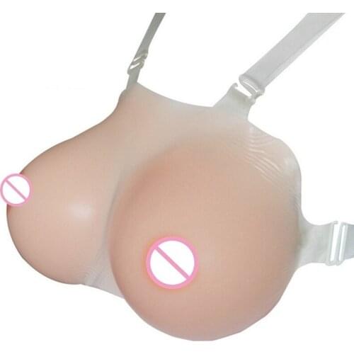 Big Cup Realistic Artificial Silicone Breast Prosthesis Strap Fake Boobs Bust Crossdresser Shemale False Forms Enhancer Shemale
