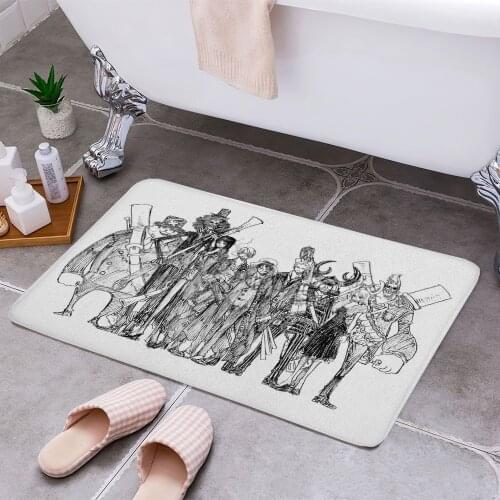 One Piece 3D Print Doormats Rectangle Non-Slip DoorMat Bedroom Kitchen Entrance Print Door rugs Dropshipping
