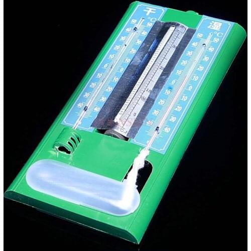 Dry-wet temperature hygrometer / high precision dry-wet bulb thermometer for teaching laboratory