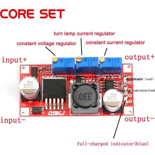 LM2596 DC-DC Step Down CC CV Power Supply Module 7V-35V To 1.25V-30V 3A Adjustable Voltage Regulator Converter LED Driver