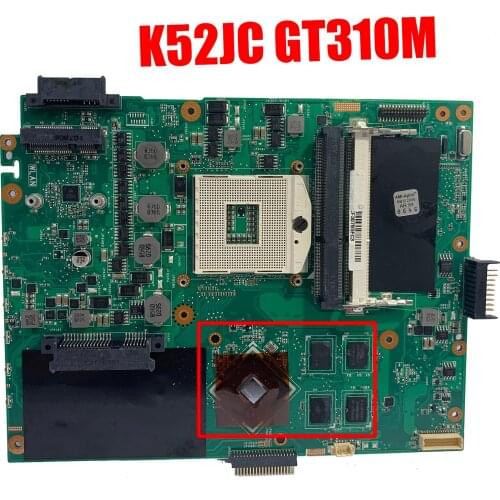 K52JC Motherboard REV:2.0 GT310M 1GB For ASUS K52JU K52JT K52JR X52J K52JE Laptop motherboardK52JC Mainboard K52JC Motherboard