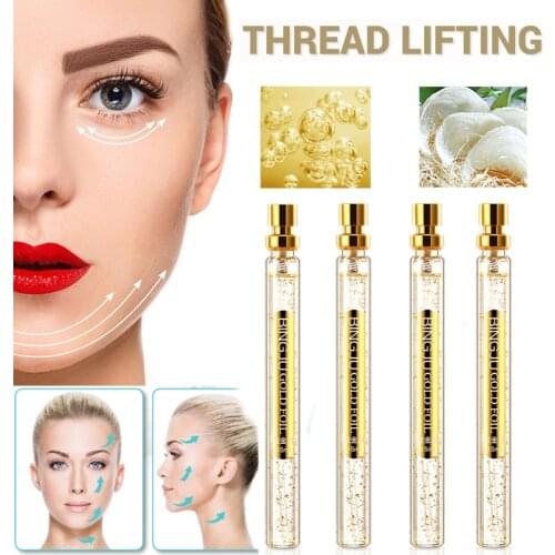 Face Filler Absorbable Collagen Protein Thread Face Lift Plump Silk Fibroin Line Carving Anti Aging Essence