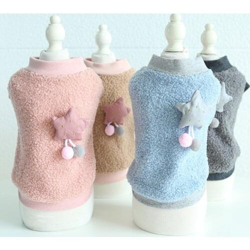 Small Dog Outfit Hoodie For Dogs Coat Winter Dog Clothes Puppy Vest Yorkshire Pomeranian Shih Tzu Schnauzer Clothing Cat Apparel