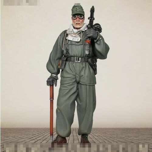 1/16 WWII OFFICER, Resin Model figure GK, Soldier Military theme of WWII Unassembled and unpainted kit