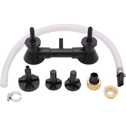 Double Blast Bottle Carboy Washer Homebrew Beer & Wine Cleaning Equipment Rinser With Kitchen Faucet Adapte