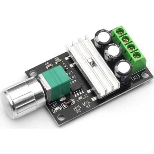 High Quality DC 6V 12V 24V 28V 3A 80W PWM Motor Speed Controller Regulator 0~100% Adjustable Motor Speed Controller Regulator