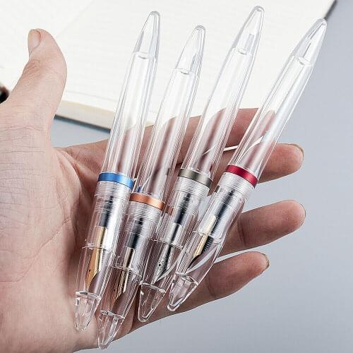 New High Quality Ink Pen 0.38mm/0.5mm wingsung 3411 Large Ink Capacity Eyedropper Fountain Pen Eye Dropper Filling Pen