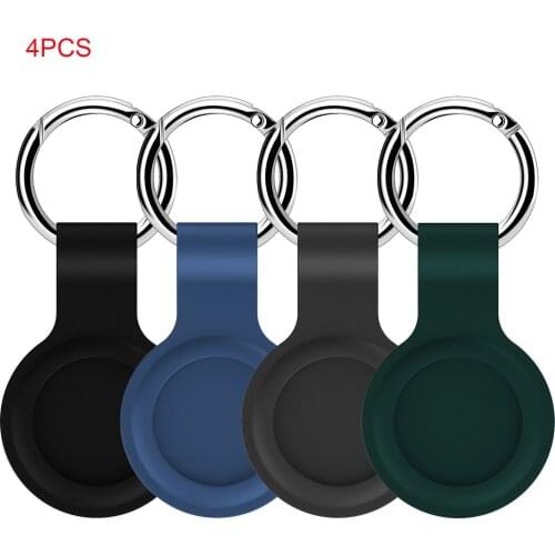 High quality Silicone Case For Apple Airtags Protective cover For Apple Locator Tracker Anti-lost Device Keychain Protect Sleeve