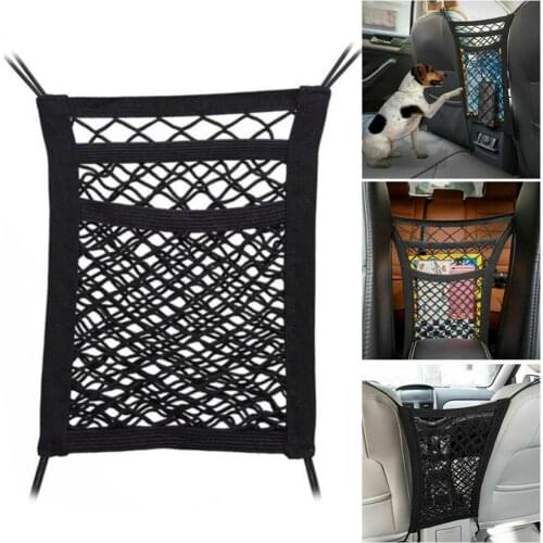 Universal Elastic Car Truck Seat Mesh Storage Net Bag Organizer Holder Pocket Крепления и держатели Органайзеры в багажник