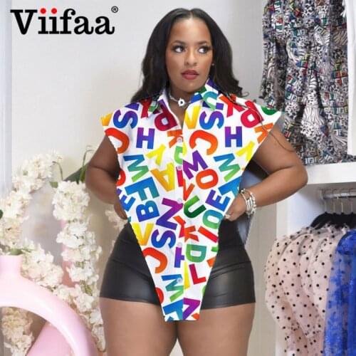 Блузки с принтом Viifaa China At AliExpress