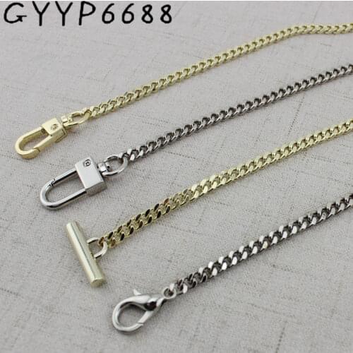 10pcs 120cm 5mm DIY bag strap thin chain Wallet handle purse metal strap chain strap replaced bag strap
