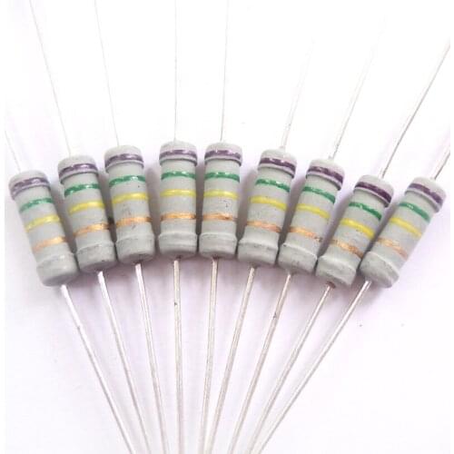 1w 750k ohm 750000 ohm 100% Original New Fixed resistor Metal Oxide Film Resistors Resistance +/- 5% (200pcs)