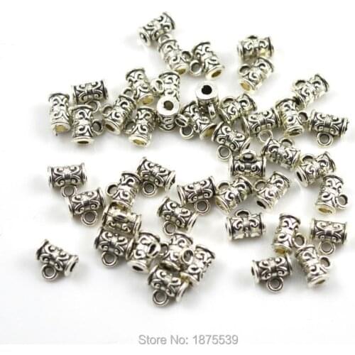 2016 fashion bail bead which bear small pendant and medal used in bracelet