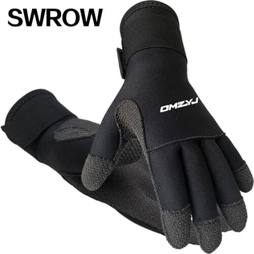 2021 4MM Neoprene Diving Gloves For Underwater Hunting Non-Slip Stab-Resistant Wear-Resistant And Warm Snorkeling Diving Gloves