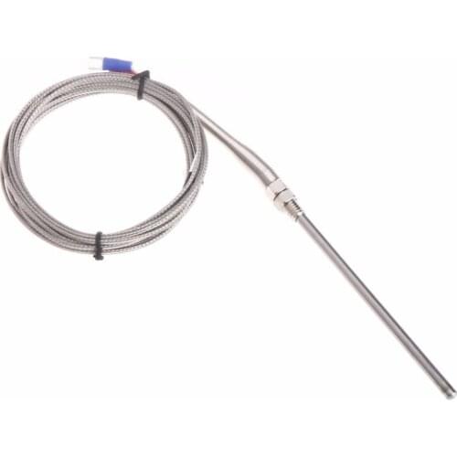 ANENG 3m/10ft High Temperature K type 100mm Probe Sensor Stainless Steel Thermocouple
