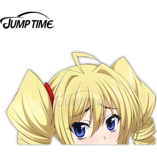 Jump Time Anime High School DxD Ravel Phenex 29 6.2 Bumper Window Helmet Vinyl Decal Peeker Car Stickers