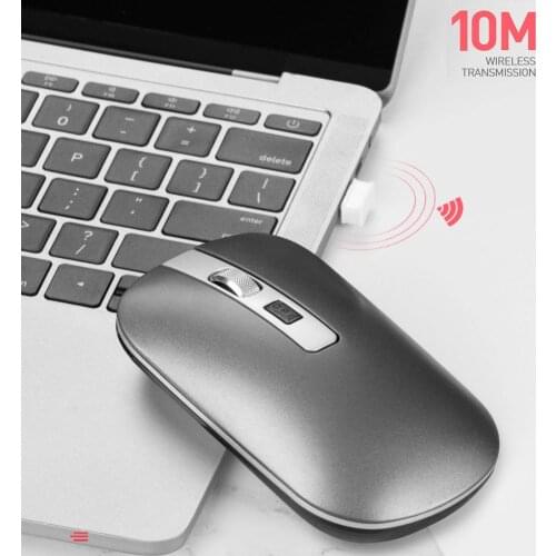 Wireless Mouse M106 2.4G Wireless Rechargeable Ergonomic Gaming Mouse for Laptops Computers USB receiver mouse 800/1200/1600dpi