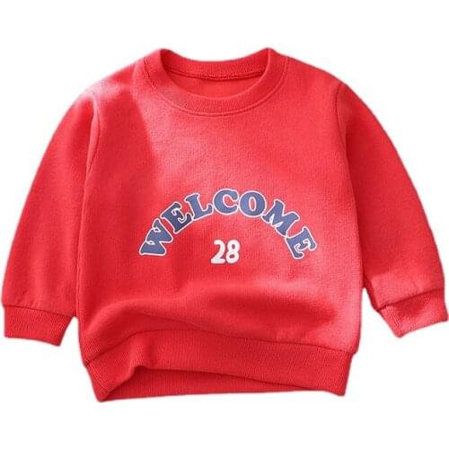 12M To 5years Cartoon Kids Letter Sweatshirts Autumn Warm Coats for Boys Clothes for Child Hoodies Sweatshirts Boys Clothes