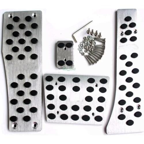 For Mercedes-Benz W204/C-Class/E-Class/S-Class/GLK/SL/CLS/GLC/SL/SLK Fuel Brake Foot Rest Pedal Plate Accelerator Pad Sticker