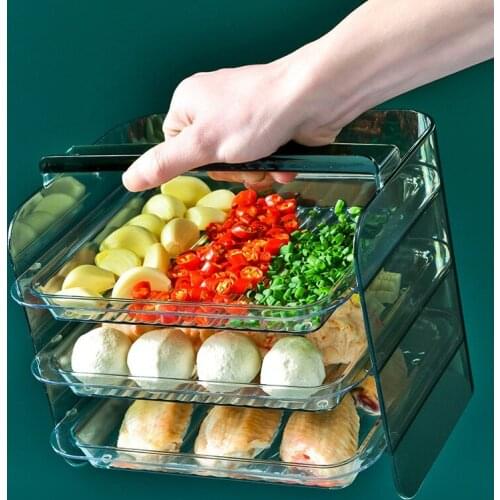 Hot Multi Layer Dish Preparation Creative Net Red Tray Dish Wall Hanging Kitchen Multi Layer Hot Pot Dish