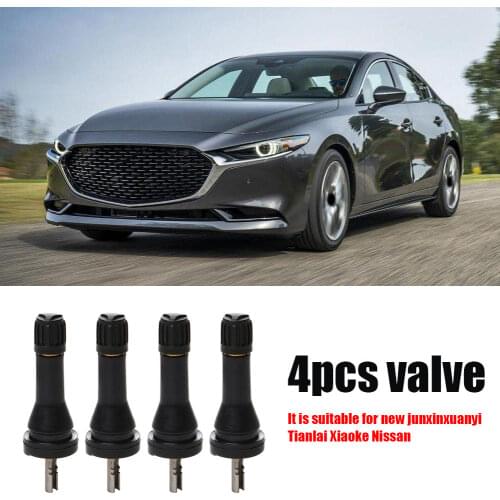 4 Pieces/Set Of Tpms Tire Valve For Mazda Jeep Mitsubishi Nissan Renault Fiat Chrysler Tubeless Tire Auto Replacement Parts