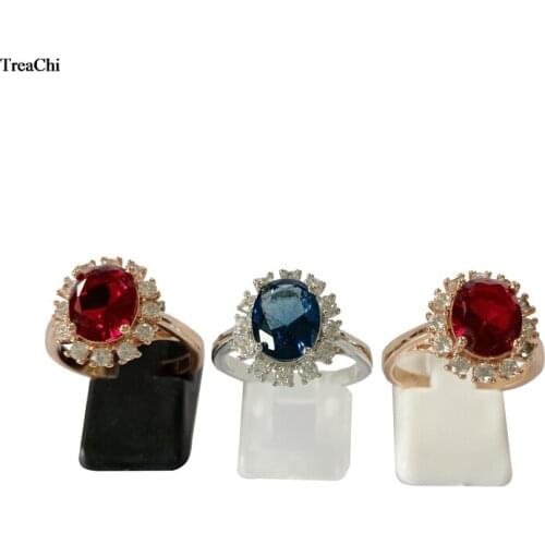 Wholesale Mini Ring Jewelry Display Stand Diamond Ring Storage Organizer Holder Ring Decoration Clip Stand 20Pcs