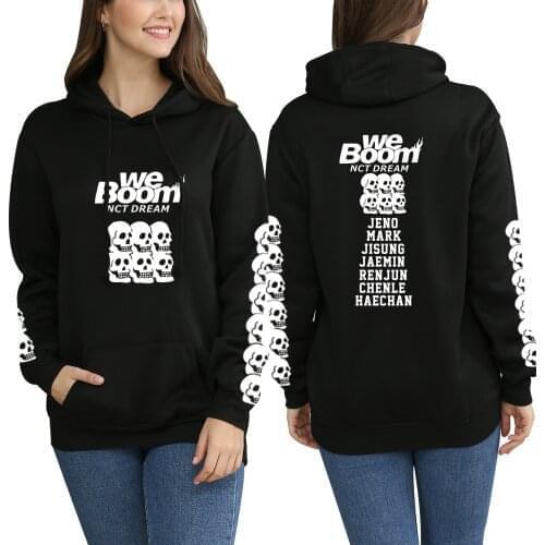 2020 Hot Sale Nct Dream We Boom Hoodies Men/women Hip Hop Fashion Sweatshirt Jacket Casual Oversized Hoodie Plus Size 4XL