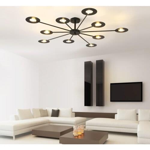 Led round lamps warm romantic simple modern creative home living room room geometry master bedroom Pendant Lights WF6061124