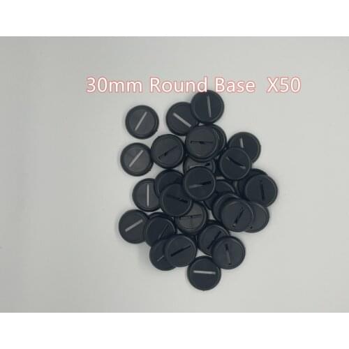 30mm Plastic lipped bases table games model bases