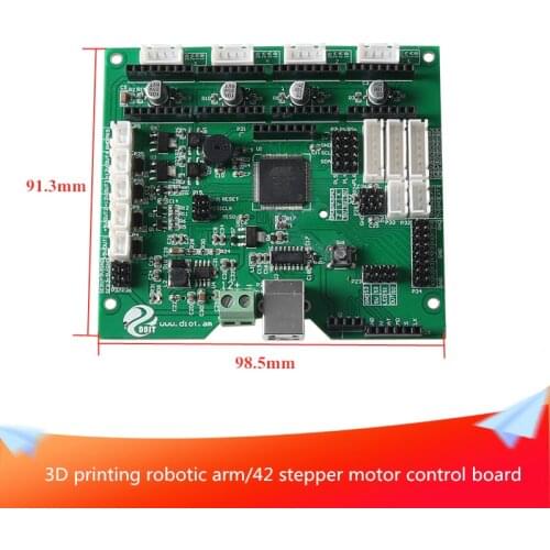 3D Printing Robotic Arm/42 Stepper Motor Control Board Supports 4pcs Motors Drives Free Send Source Code DIY Smart Car Parts
