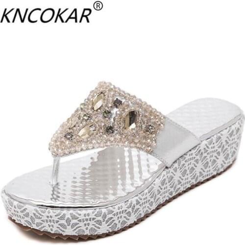 Women slippers summer platform shoes beach slippers flip flops women wedge flip flops shoes fashion flip-flops brand size 35-40