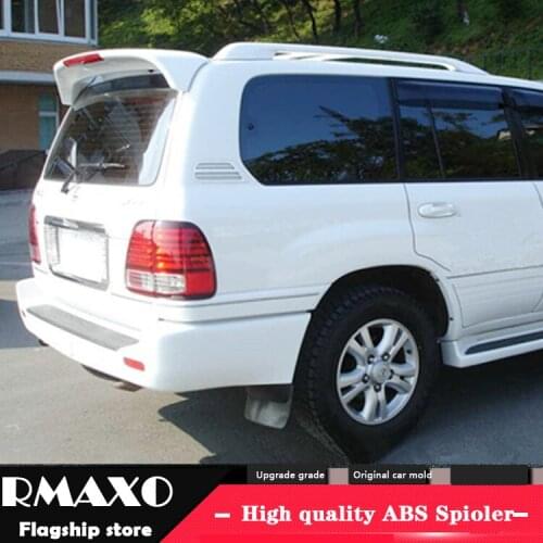 For Lexus LX470 Spoiler 2013-2017 LX570 V8 4500 SPOILER High Quality ABS Material Car Rear Wing Primer Color Rear Spoiler