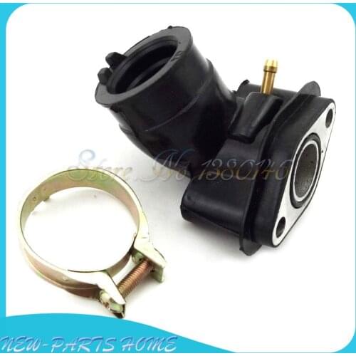 Super Intake Manifold Inlet Pipe For SUNL GY6 Znen Moped Scooter Motorcycles Motocross