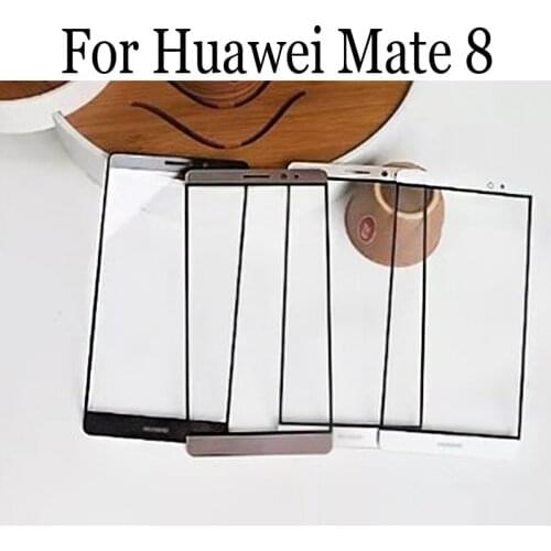 Replacement Parts For Huawei Mate 8 Touch Screen Outer LCD Front Panel Screen Glass Lens Cover HuaweiMate8 Without Flex Cable