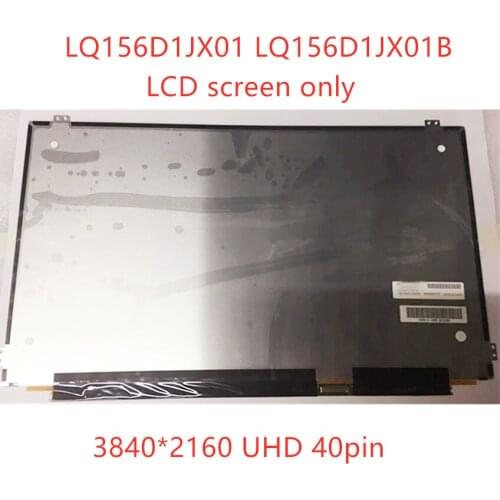 15.6" LED Display LCD Screen LQ156D1JX01 LQ156D1JX01B Slim 3840*2160 UHD 40pin Display Replacement 4K Matrix for laptop