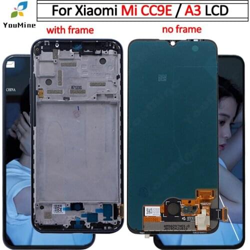 Super AMOLED for Xiaomi Mi CC9E lcd Display Touch Screen Digitizer Assembly Replacement Parts For Xiaomi Mi A3 lcd