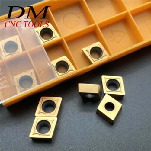 10PCS CCMT09T308 CCMT32.52 US735/UE6020 Carbide insert turning tool lathe tool face CNC Lathe Turning blade