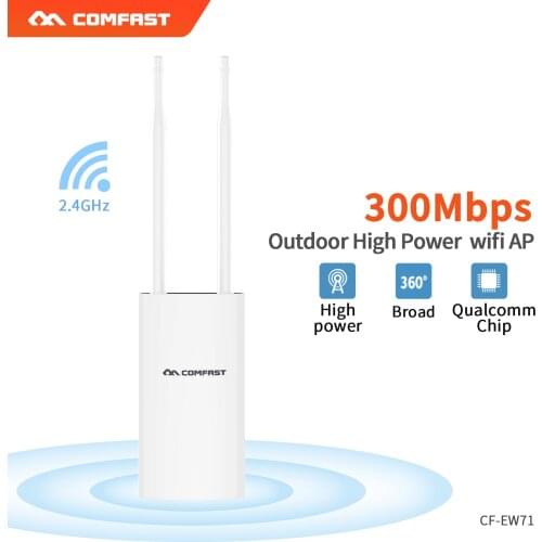 500mW Outdoor AP CPE WiFi Router 360-Degree Omnidirection 300Mbps access point AP Wide-Area Wi-Fi Amplifier Antenna hotspot AP