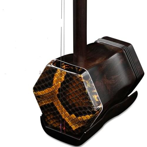 Ebony erhu professional string instruments beginner introduction