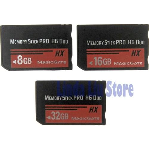 For Sony PSP memory cards 8GB 16GB 32GB Memory Stick Pro Duo Memory Cards for Sony PSP1000 2000 3000 Tablet Camera